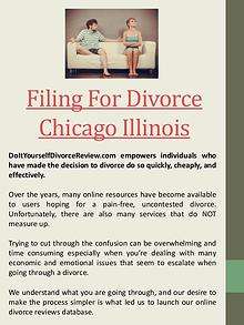 Printable Divorce Papers Chicago Illinois