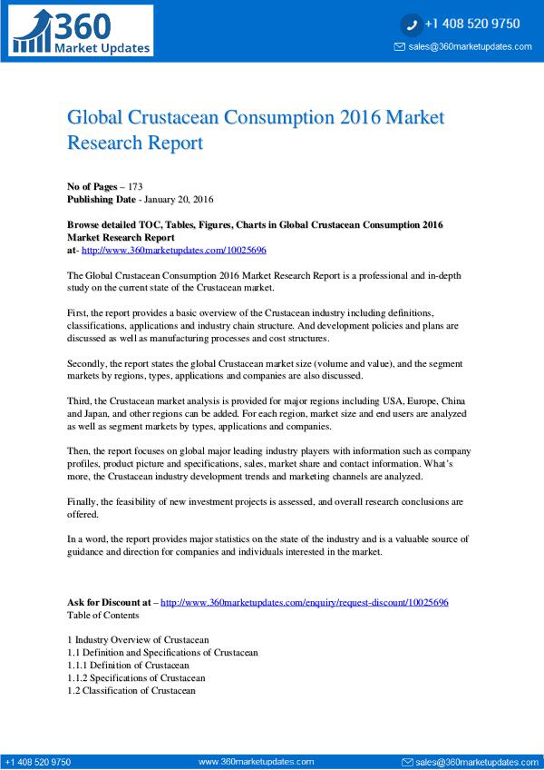 Beverage Global-Crustacean-Consumption-2016-Market-Research