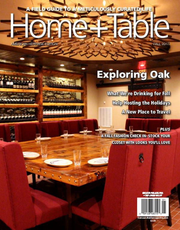 Home and Table Magazine: Greater Philadelphia Edition Fall2017