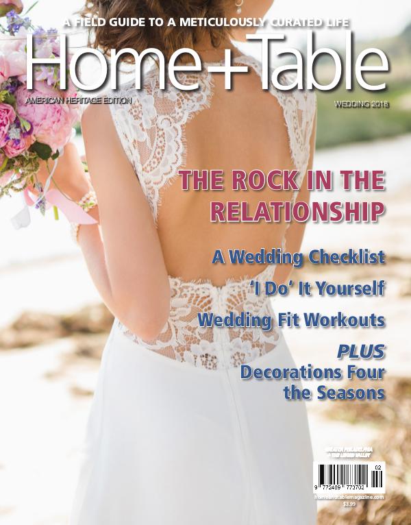 Home and Table Magazine: Greater Philadelphia Edition Wedding 2018