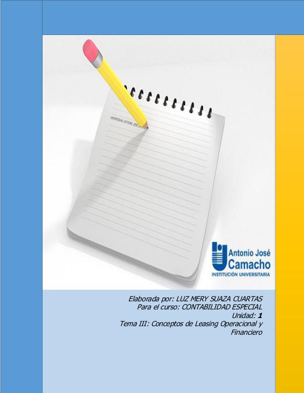 CONCEPTOS DE LEASING OPERACIONAL Y FINANCIERO LEASING REVISTA PDF