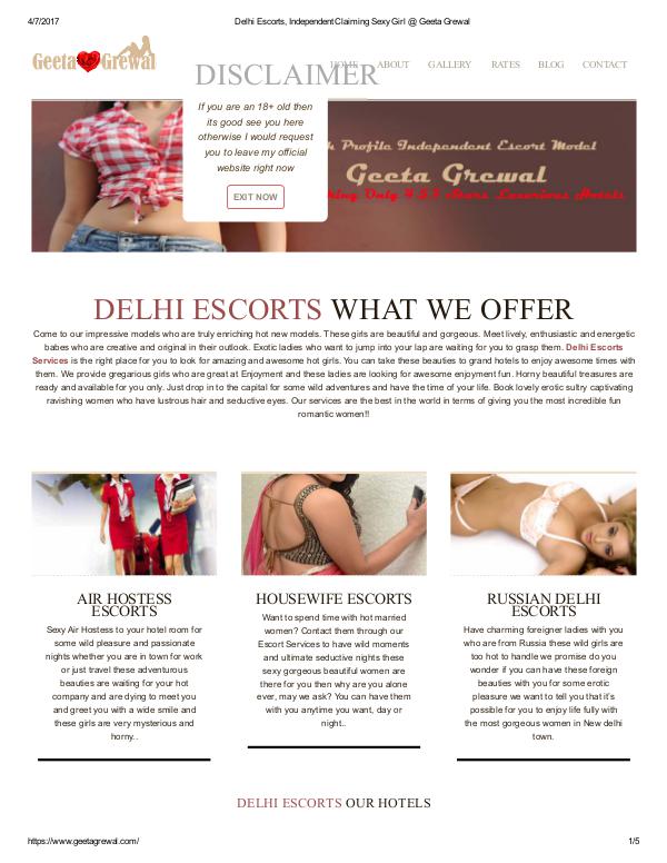 Delhi Escorts, Independent Claiming Sexy Girl @ Ge