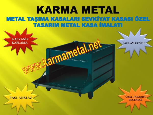 KARMA METAL Galvaniz kaplamali paslanmaz metal tasima kasalari fiyati metal tasima kasasi kasalar