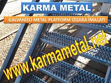 KARMA METAL paslanmaz galvaniz kaplamali metal platform izgara