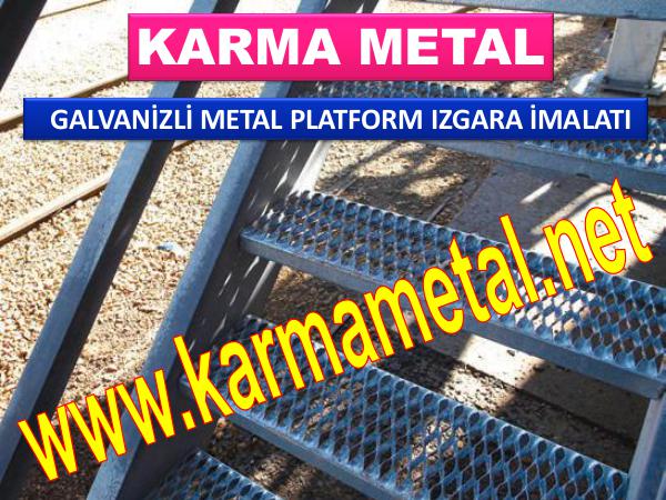 Metal Izgara Yurume Yolu Izgarasi Platform Izgara Imalati KARMA METAL galvanizli metal izgara