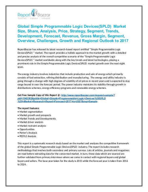 Simple Programmable Logic Devices(SPLD)  Market  Analysis  2017 Simple_Programmable_Logic_Devices_SPLD_Market
