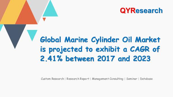 QYR Market Research Global Marine Cylinder Oil Market Research