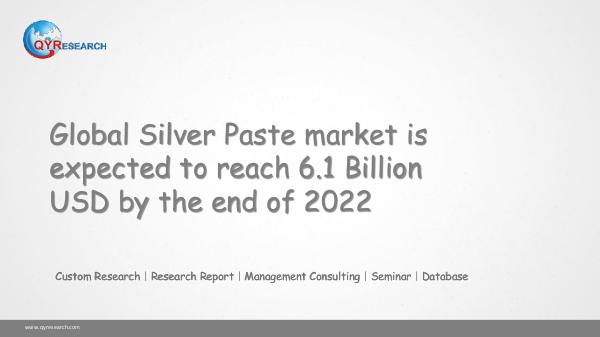 QYR Market Research Global Silver Paste market research