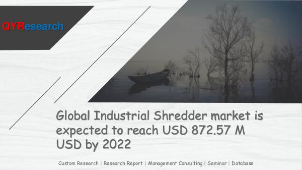 QYR Market Research Global Industrial Shredder market research