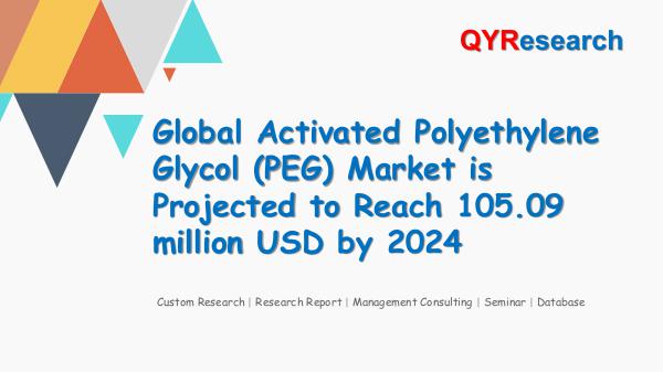 QYR Market Research Global Activated Polyethylene Glycol (PEG) Market