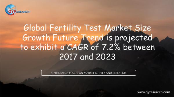 QYR Market Research Global Fertility Test Market Research