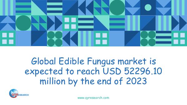 Global Edible Fungus market research