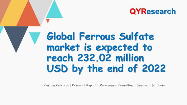 Global Ferrous Sulfate market research