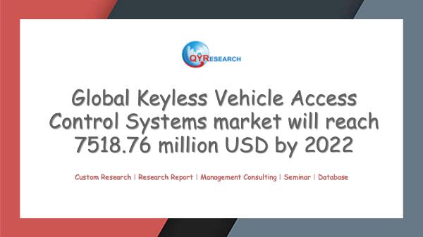 Global Keyless Vehicle Access Control Systems
