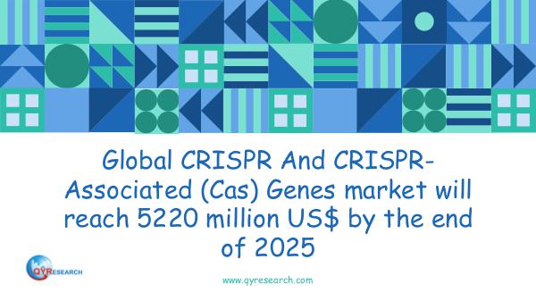 QYR Market Research CRISPR And CRISPR-Associated (Cas) Genes Market