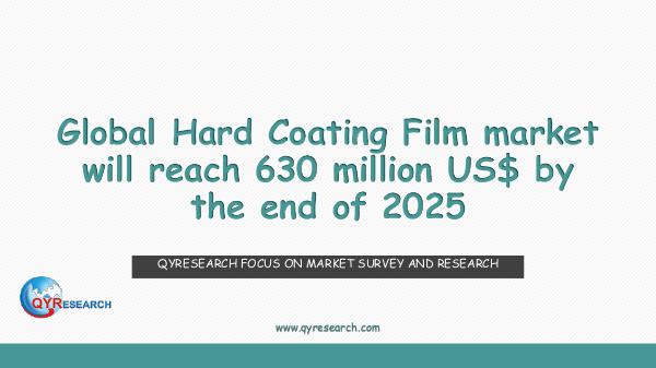 Global Hard Coating Film market research