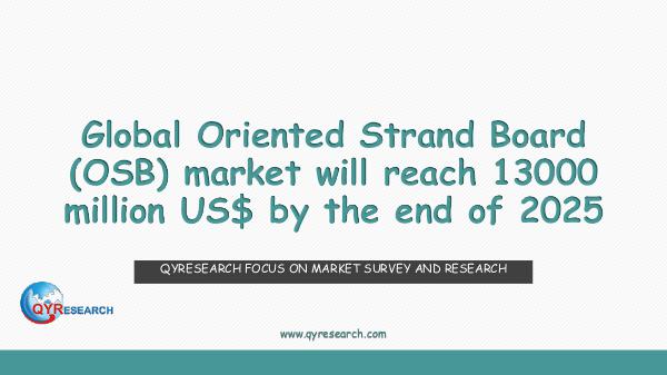 QYR Market Research Global Oriented Strand Board (OSB) market