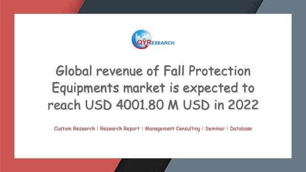 QYR Market Research Global Fall Protection Equipments market research