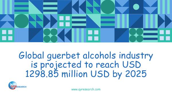 Global guerbet alcohols market research