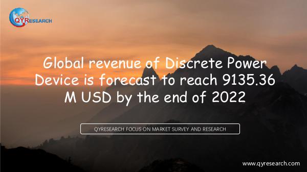 QYR Market Research Global Discrete Power Device market research