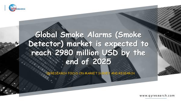 QYR Market Research Global Smoke Alarms (Smoke Detector) market