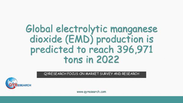 QYR Market Research Global electrolytic manganese dioxide (EMD)