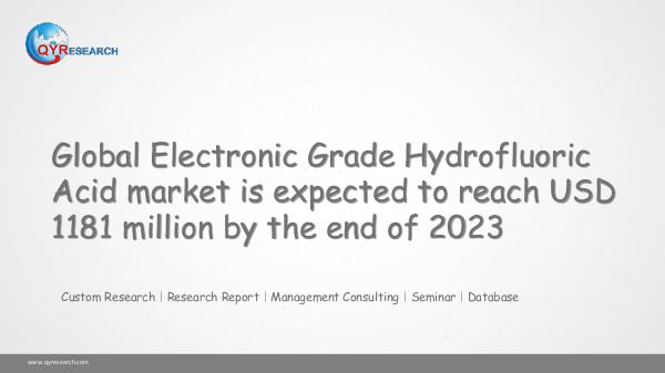 Global Electronic Grade Hydrofluoric Acid market