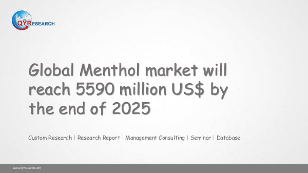 QYR Market Research Global Menthol market research