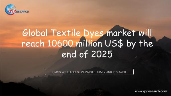 QYR Market Research Global Textile Dyes market research