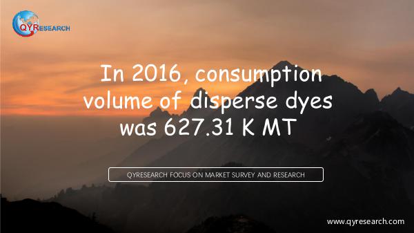 QYR Market Research Global Dyes Market Professional Survey Report