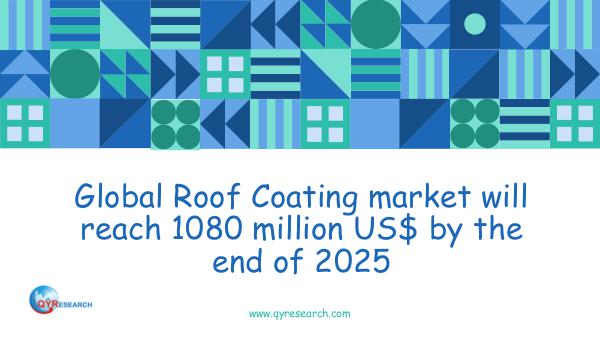 QYR Market Research Global Roof Coating market research