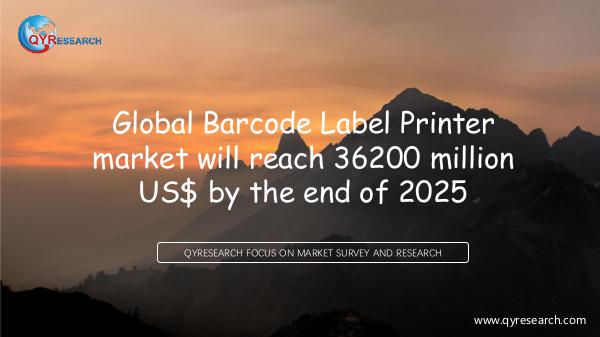 QYR Market Research Global Barcode Label Printer market research