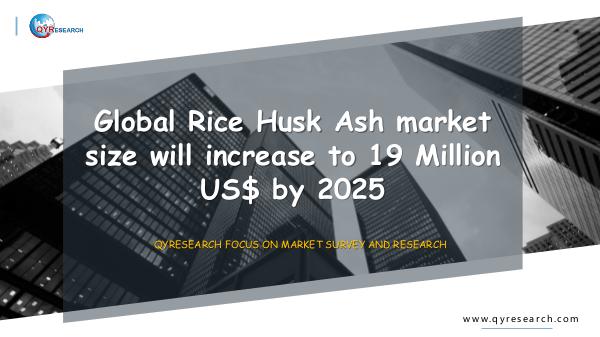 Global Rice Husk Ash market research