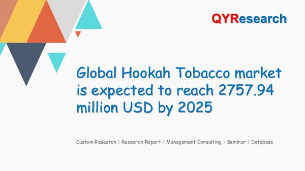 QYR Market Research Global Hookah Tobacco market research