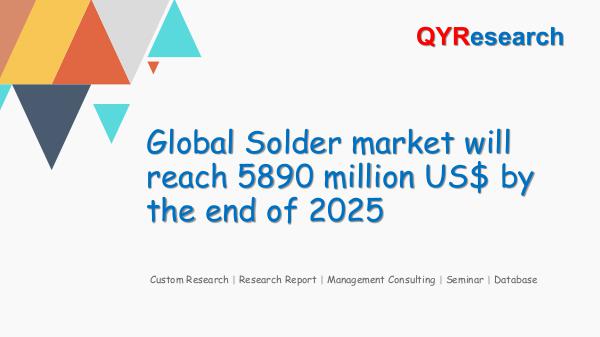 Global Solder market research
