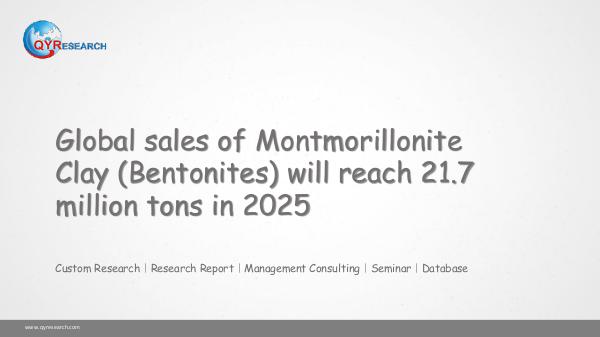 QYR Market Research Global Montmorillonite Clay (Bentonites) Market
