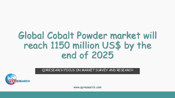 QYR Market Research Global Cobalt Powder market research