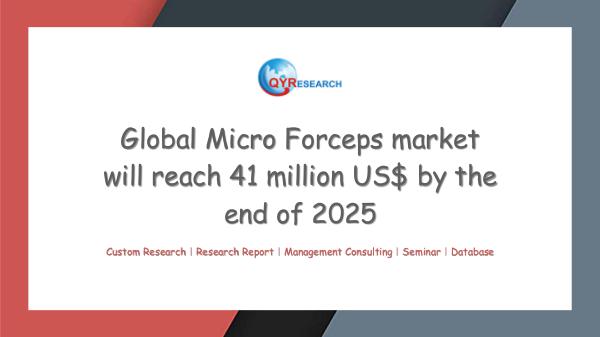 QYR Market Research Global Micro Forceps market research