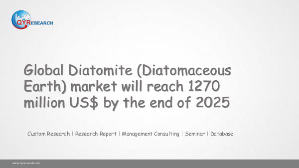 QYR Market Research Global Diatomite (Diatomaceous Earth) market