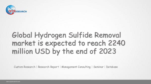 Global Hydrogen Sulfide Removal market research