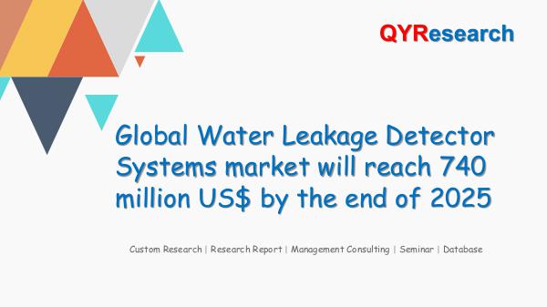 QYR Market Research Global Water Leakage Detector Systems market