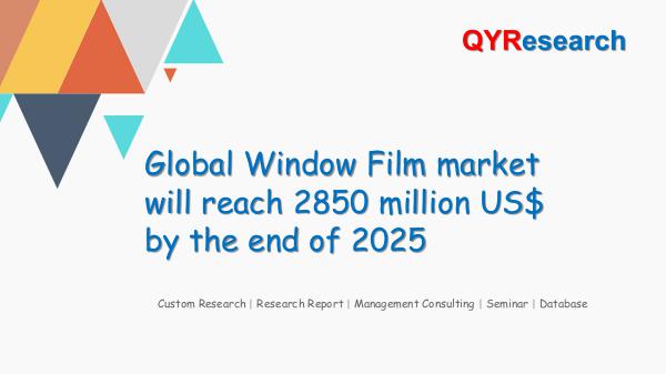 QYR Market Research Global Window Film market research