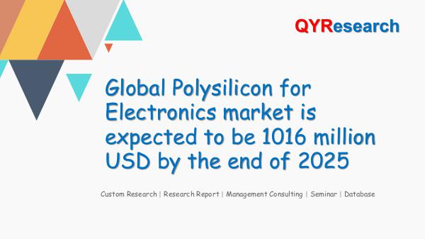 Global Polysilicon for Electronics market research