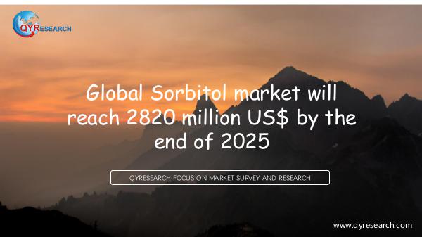 QYR Market Research Global Sorbitol market research