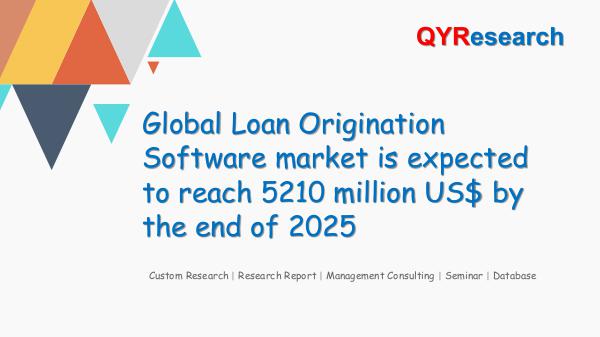 Global Loan Origination Software market research
