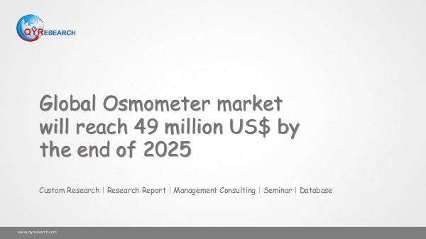 QYR Market Research Global Osmometer market research