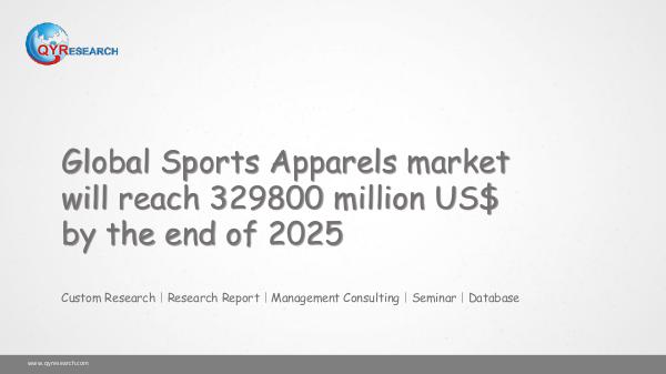 QYR Market Research Global Sports Apparels market research