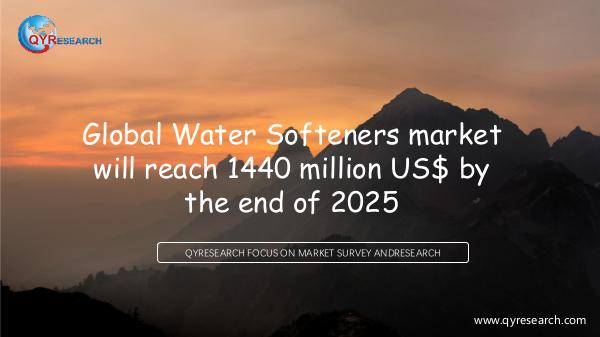 QYR Market Research Global Water Softeners market research