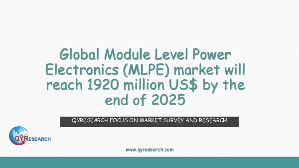 Global Module Level Power Electronics market