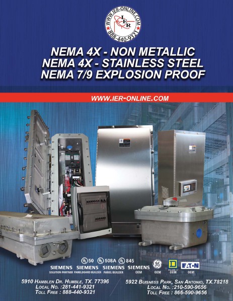 IER - Electrical Equipment and Controls NEMA 4X, 7,9